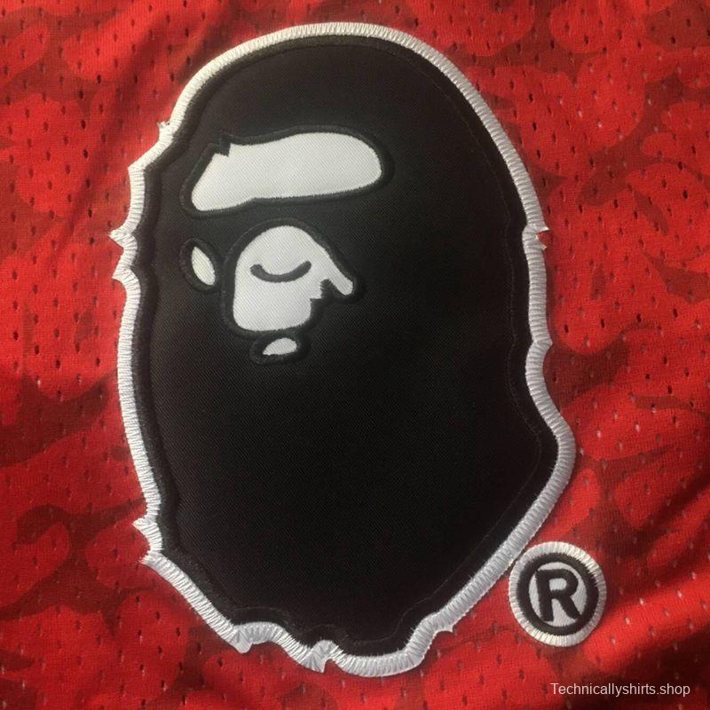 Men's BAPE Red Retro Classic Team Jersey