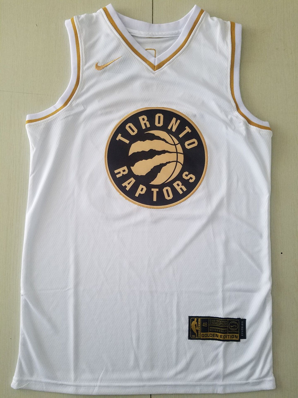 Kyle Lowry 7 White Golden Edition Jersey