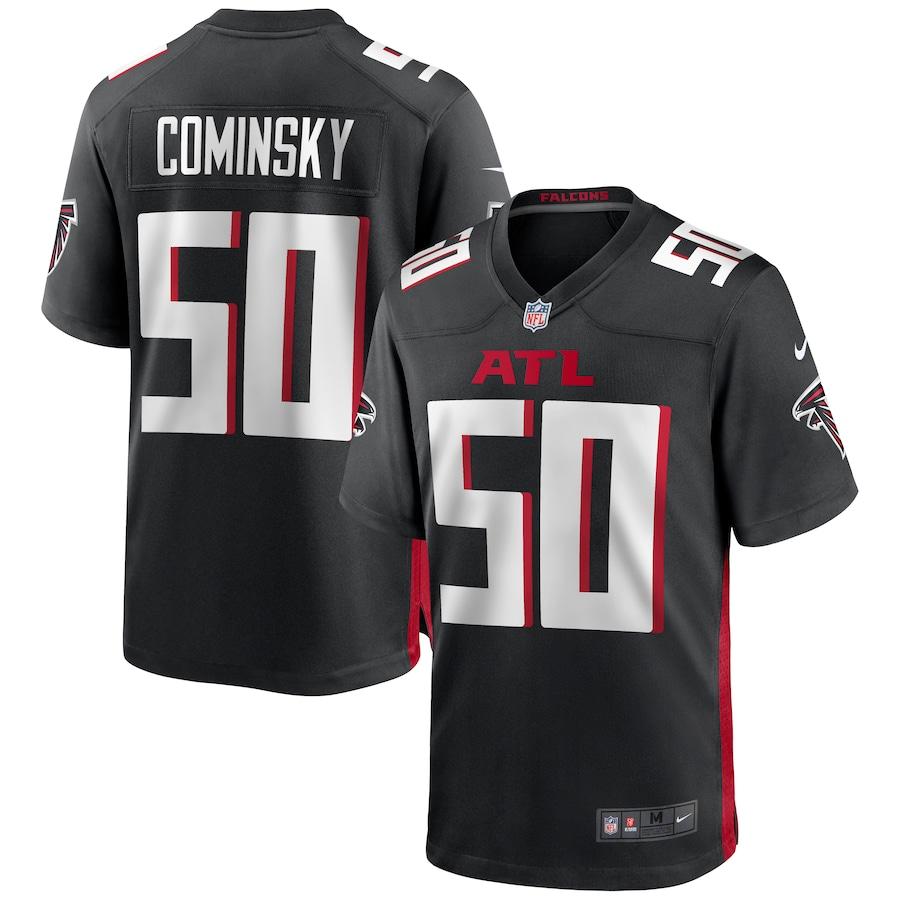 Men's John Cominsky Black Player Limited Team Jersey