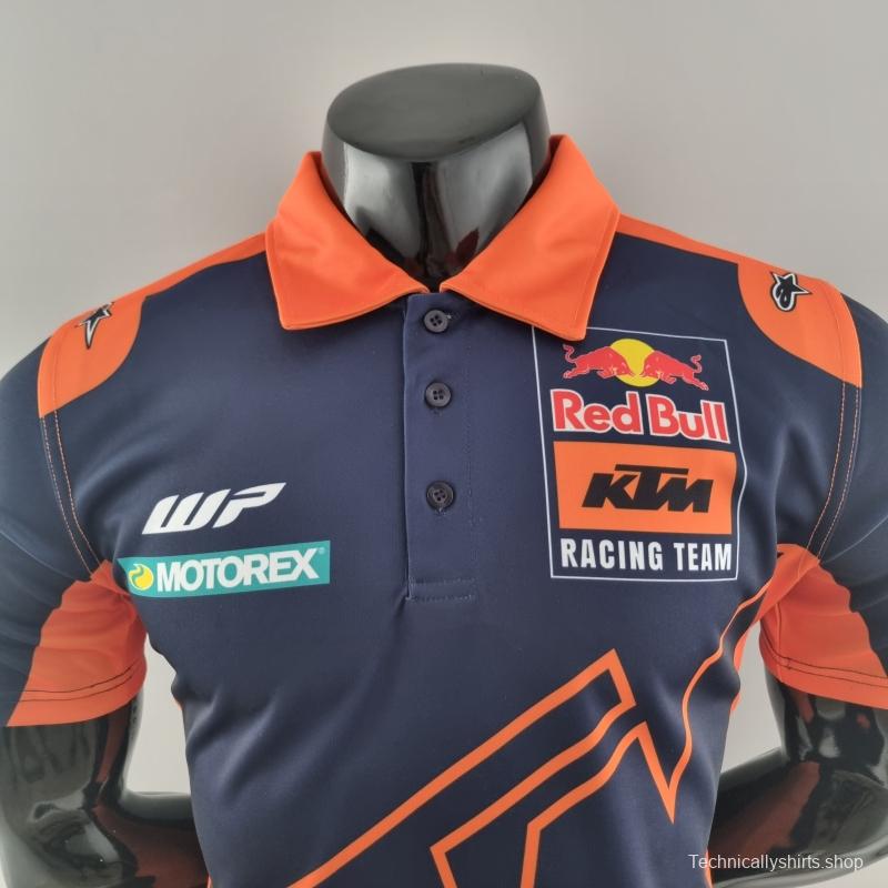 2022 F1 Formula One; KTM Polo Blue Orange