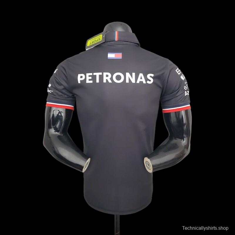 F1 Formula One Racing Suit; Mercedes POLO Black 