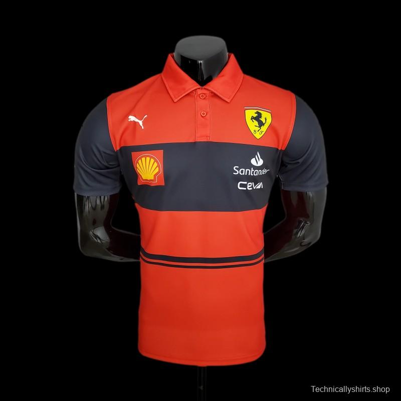 New F1 Formula One; Ferrari Racing Suit Polo Red 