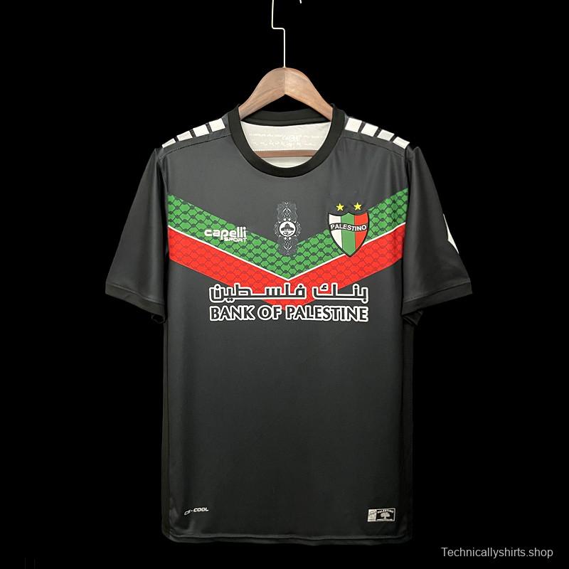 22/23 Deportivo Palestino Black Soccer Jersey