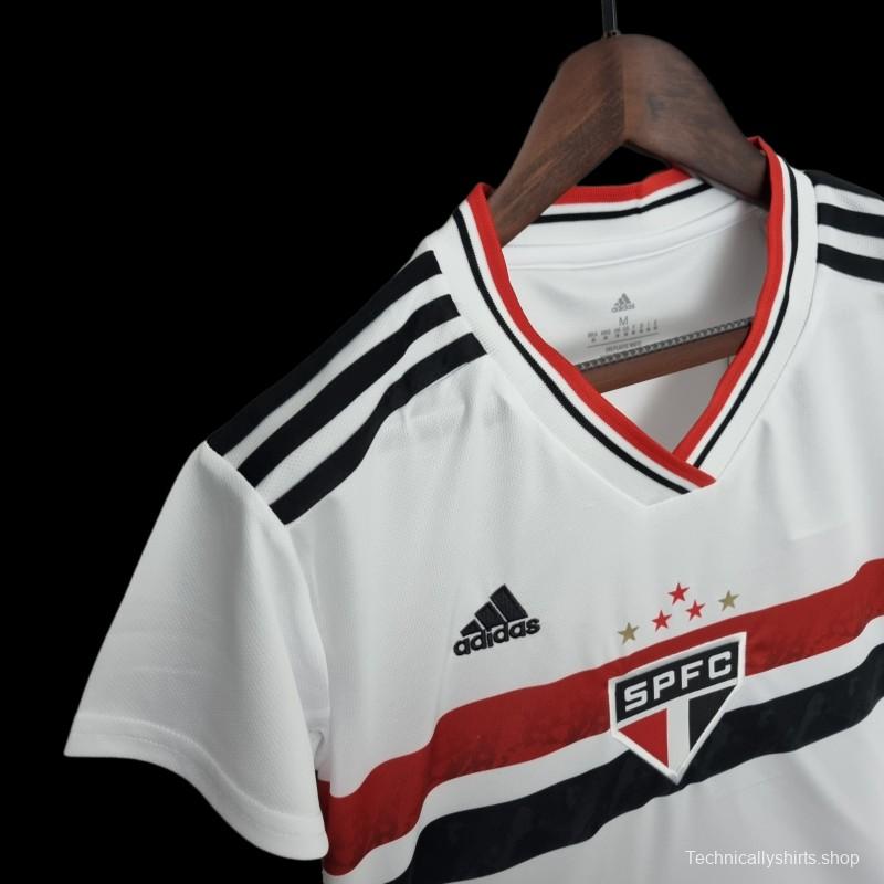 22/23 São Paulo Woman Home  Soccer Jersey