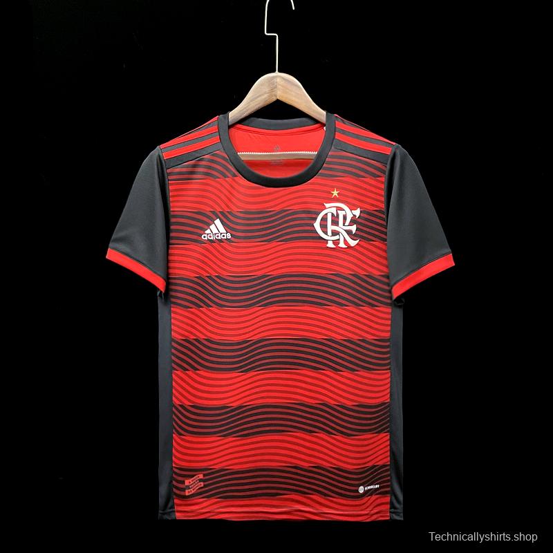 22/23 Flamengo Home  Soccer Jersey