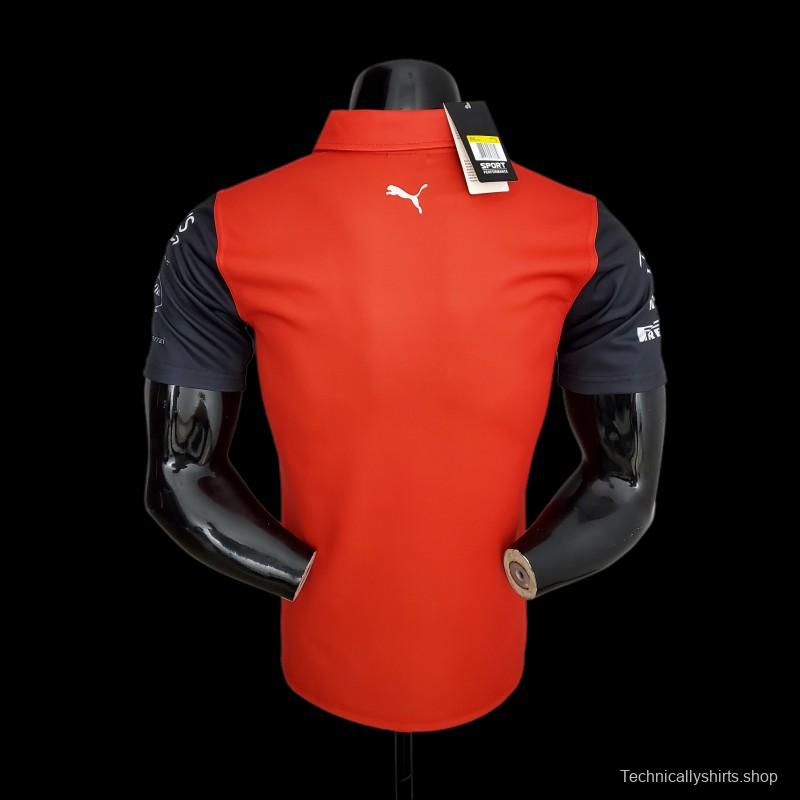 New F1 Formula One; Ferrari Racing Suit Polo Red 