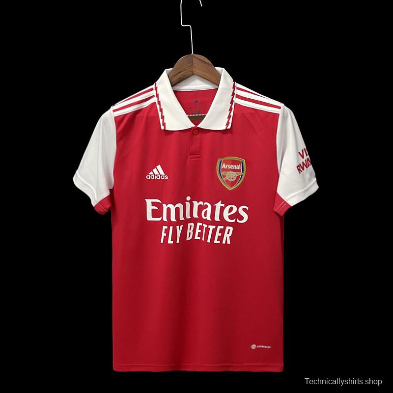 22/23 Arsenal Home  Soccer Jersey