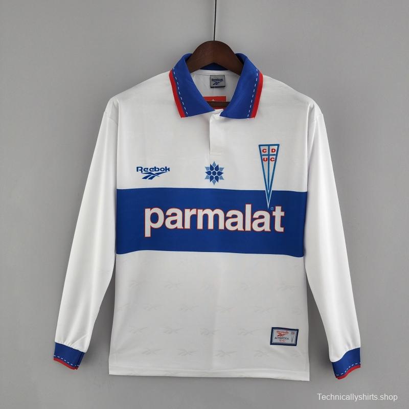 Retro 1998 Long Sleeve Deportivo Universidad Católica Home Soccer Jersey