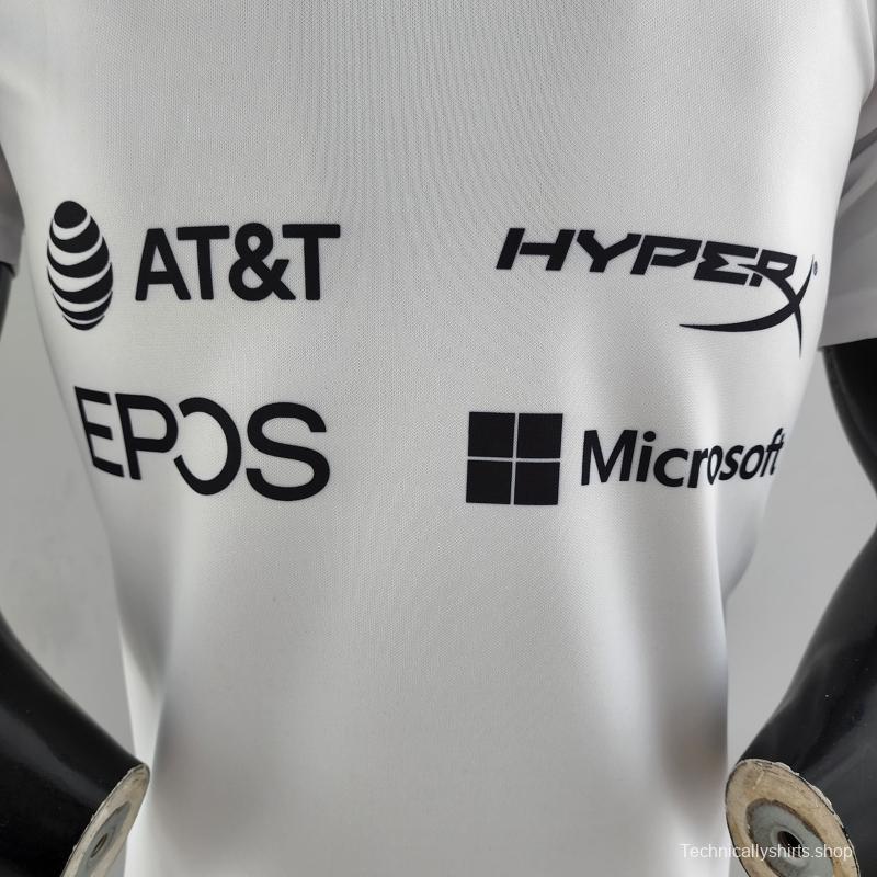 2022 F1 Red Bull /Bwm White T-shirts #0008