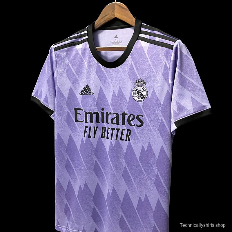 22/23 Real Madrid Away Soccer Jersey