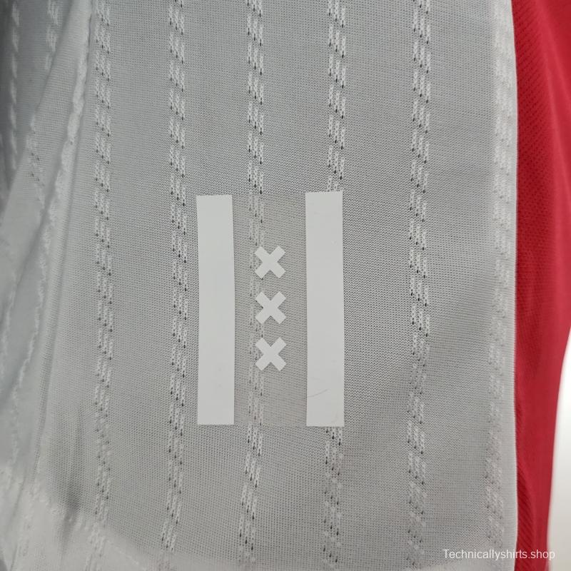 Player Version 22/23 Ajax Home Soccer Jersey