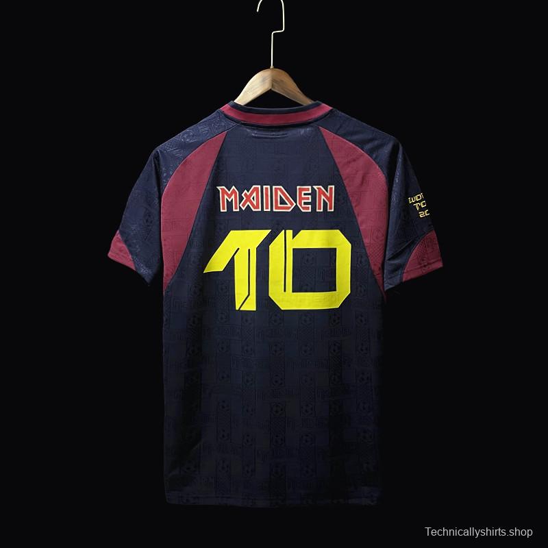 Retro 2010 West Ham Iron Maiden Home Soccer Jersey