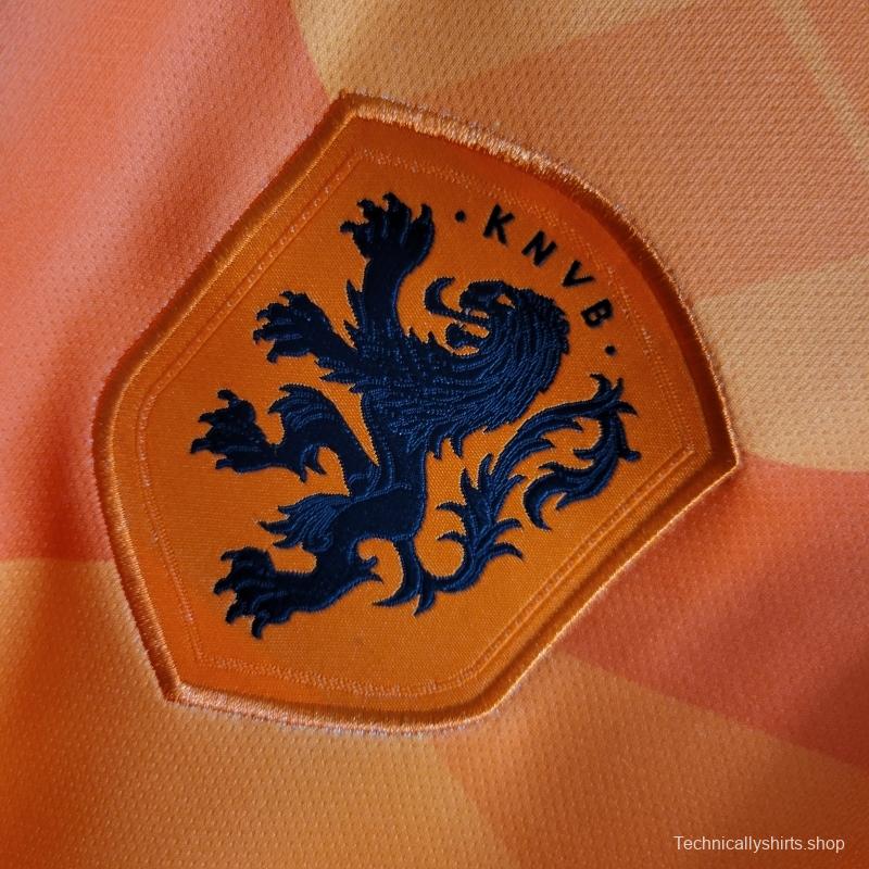 2022 Netherlands Training Orange Jersey