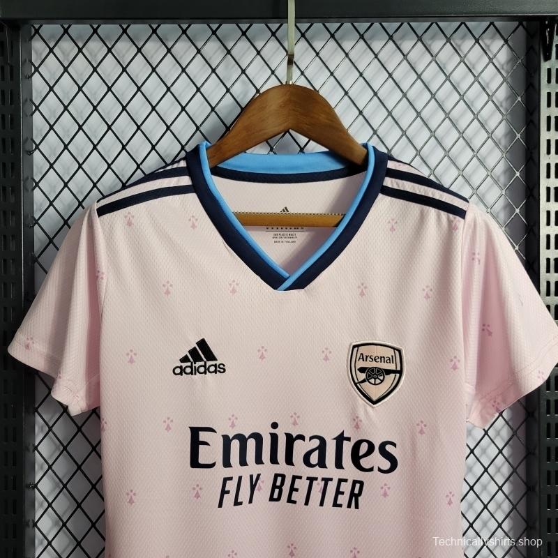 22/23 Woman Arsenal 3rd Away Soccer Jersey