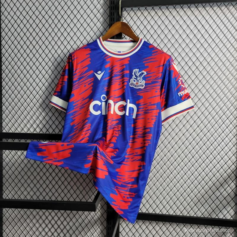 22/23 Crystal Palace Home Soccer Jersey