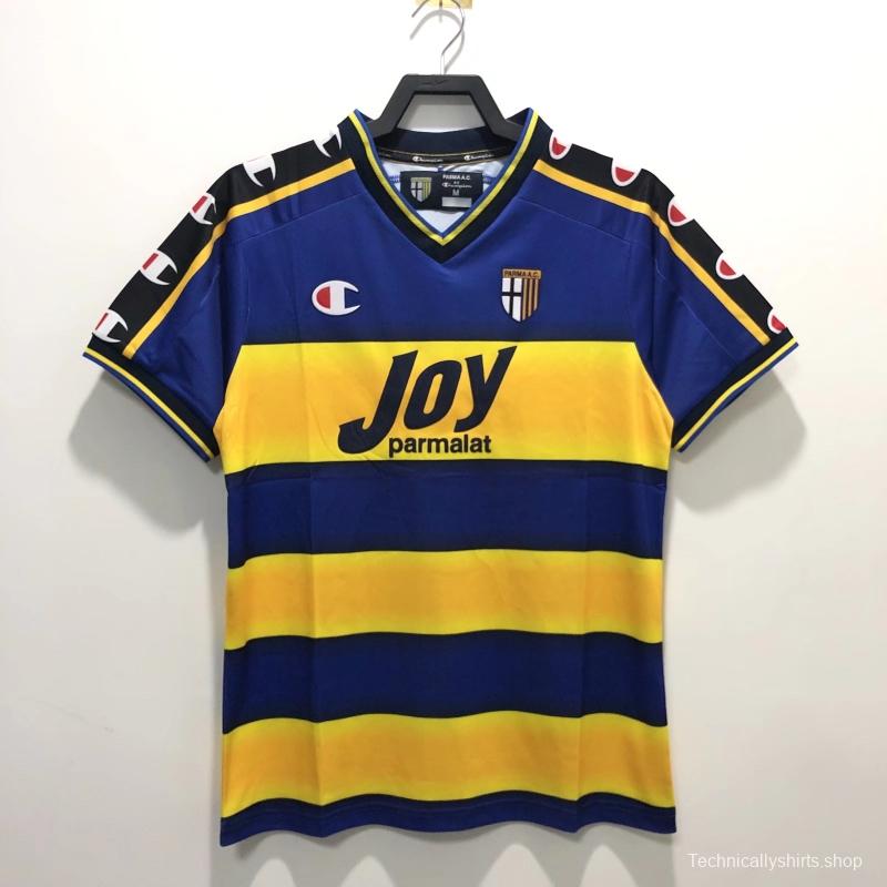 Retro 01/02 Parma Home Soccer Jersey