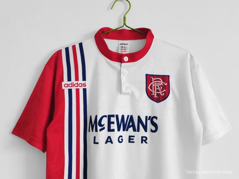 Retro 1996/97 Rangers Away Soccer Jersey