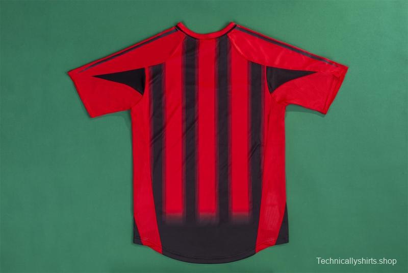 RETRO 04/05 AC Milan Home Soccer Jersey