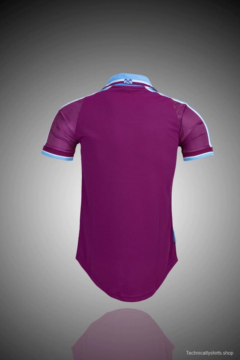 Retro 99/01 West ham United Home Soccer Jersey