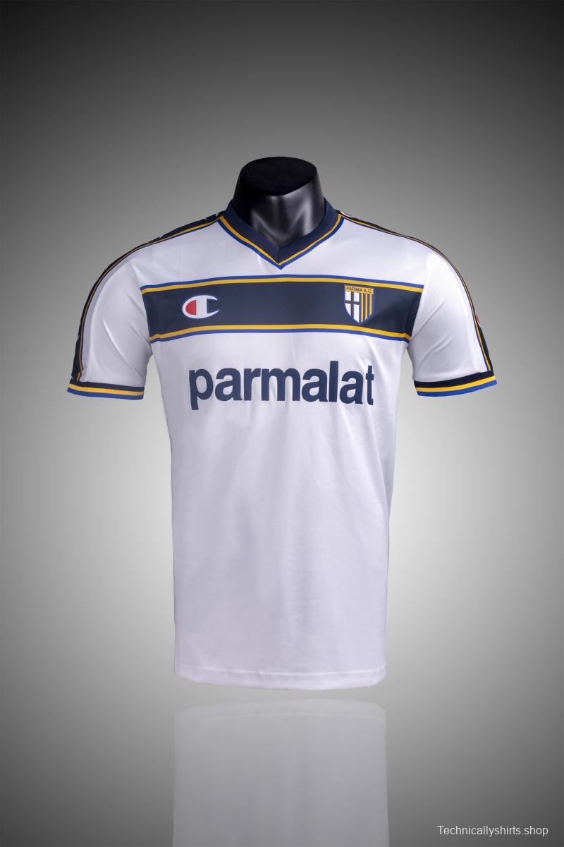 RETRO 02/03 Parma Away Soccer Jersey