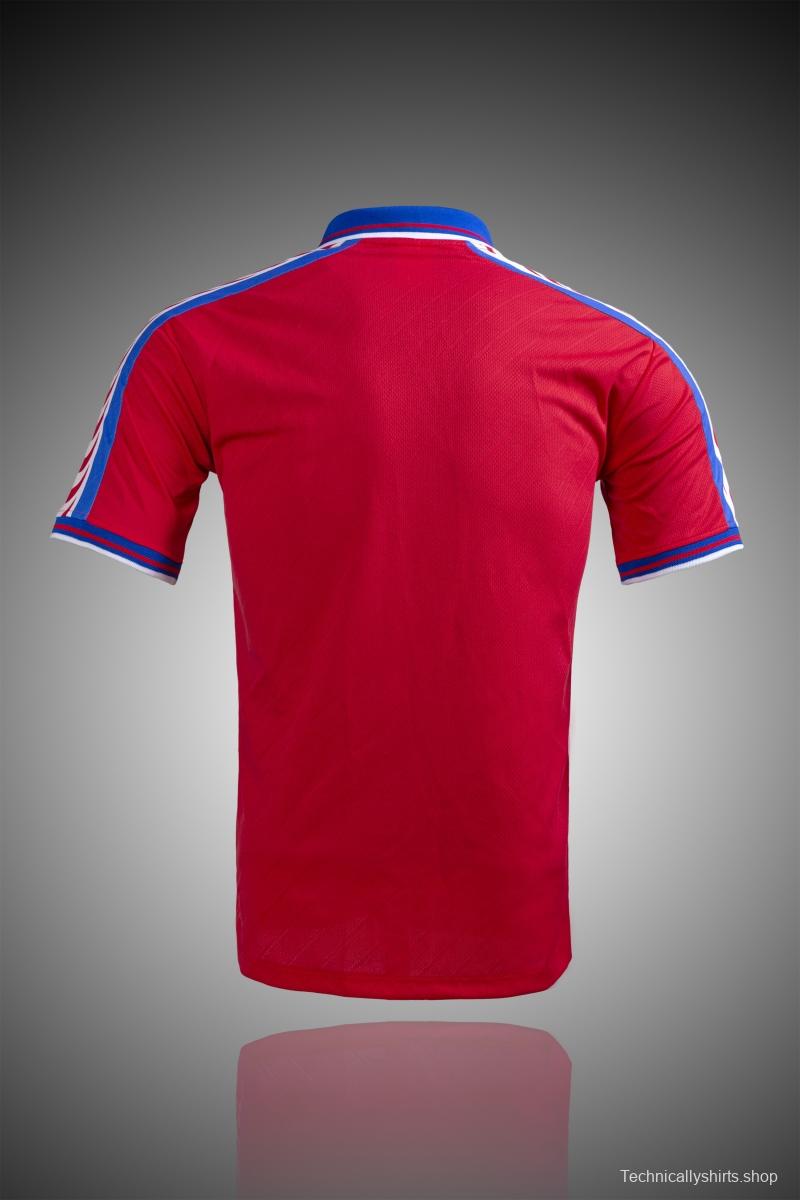 Retro 1996 Czech Republic Home Soccer Jersey