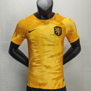 Player Version 2022 Netherlands Home Soccer Jersey