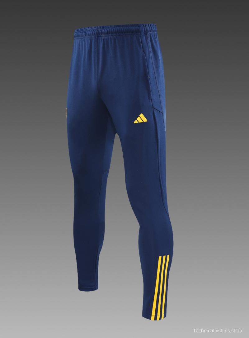 2022 Spain Blue Half Zipper Tracksuit