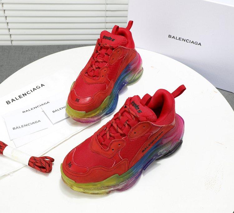 Men/Women Balenciaga Triple S Sneaker Red Item 6380340