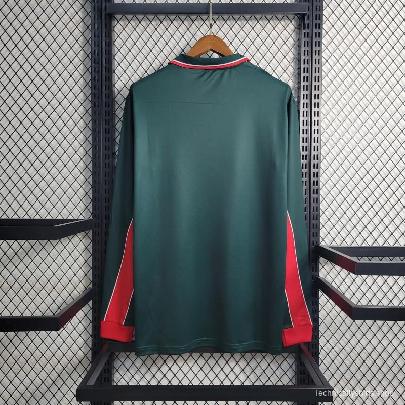 Retro Long Sleeve 1998 Morocco Home Soccer Jersey