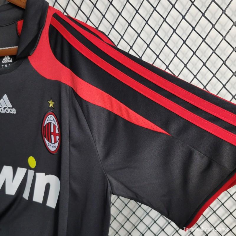 Retro 2007/08 AC Milan Third Black Jersey