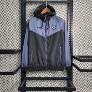 23-24 Chelsea Black Windbreaker