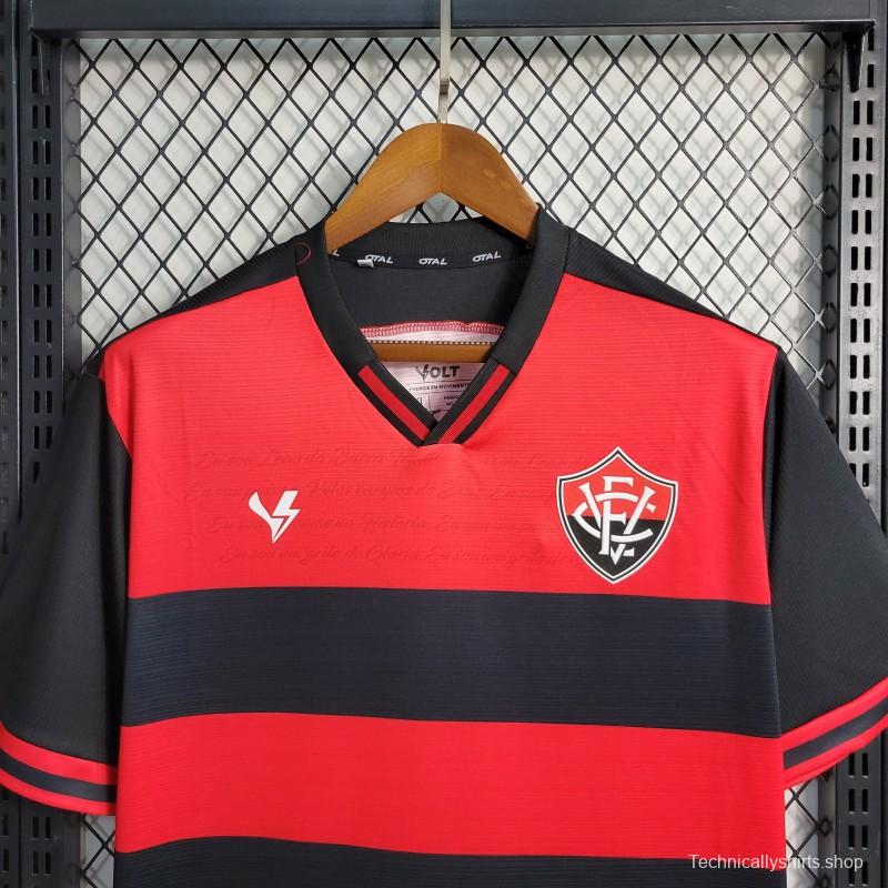 22-23 Esporte Clube Vitoria Home Soccer Jersey