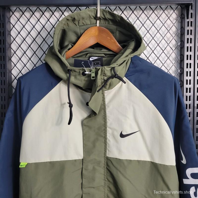 2023 Nike Green Grey Windbreaker