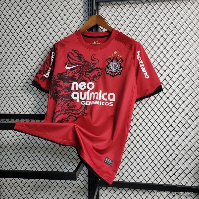Retro 11-12 Corinthians THIRD Red Jersey
