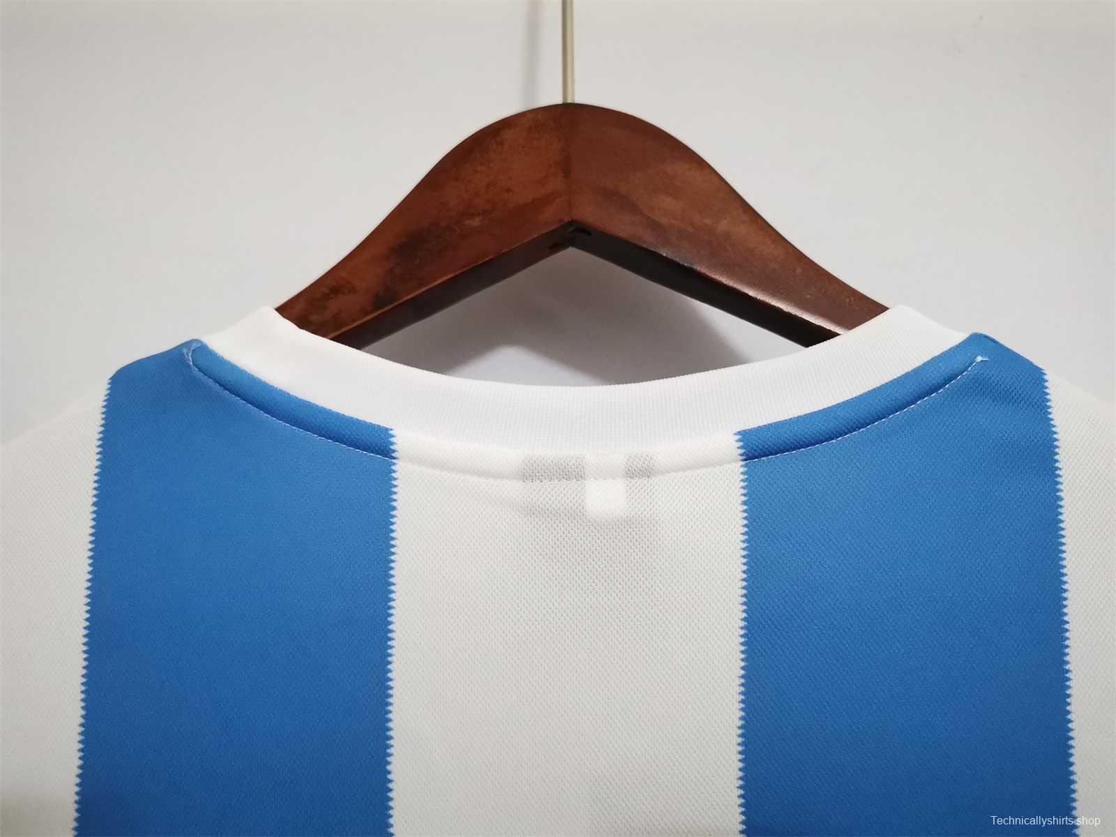 Retro 1986 Argentina Home Long Sleeve Jersey