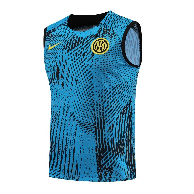 23-24 Inter Milan Blue Vest Jersey+Shorts