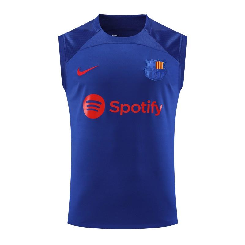 23-24 Barcelona Blue Vest Jersey+Shorts