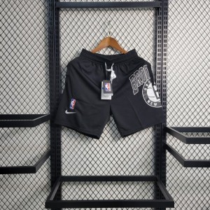 23 24 NBA Nets Black Shorts