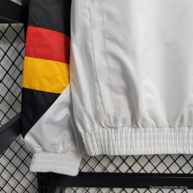 2023 Germany White Windbreaker