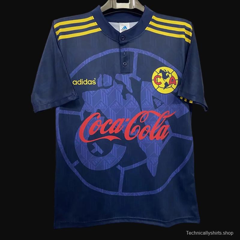 Retro 98/99 Club America Away Blue Jersey