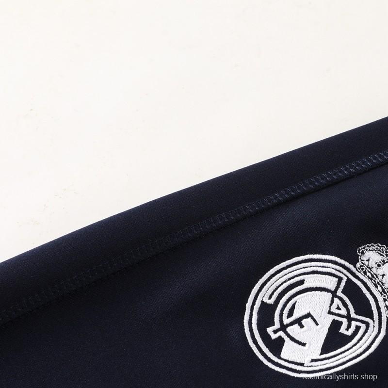 23/24 Real Madrid White/Navy Full Zipper +Pants