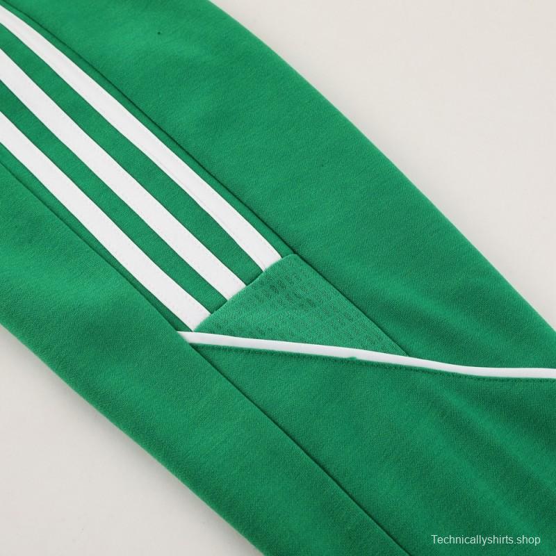 2023 Adidas Green Hoodie Full Zipper Jacket +Pants