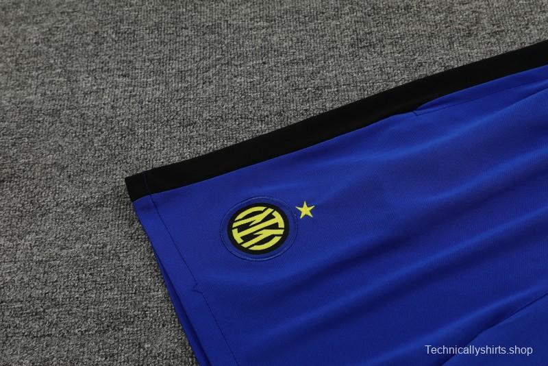 23/24 Inter Milan Blue Training Short Sleeve Jersey+Pants