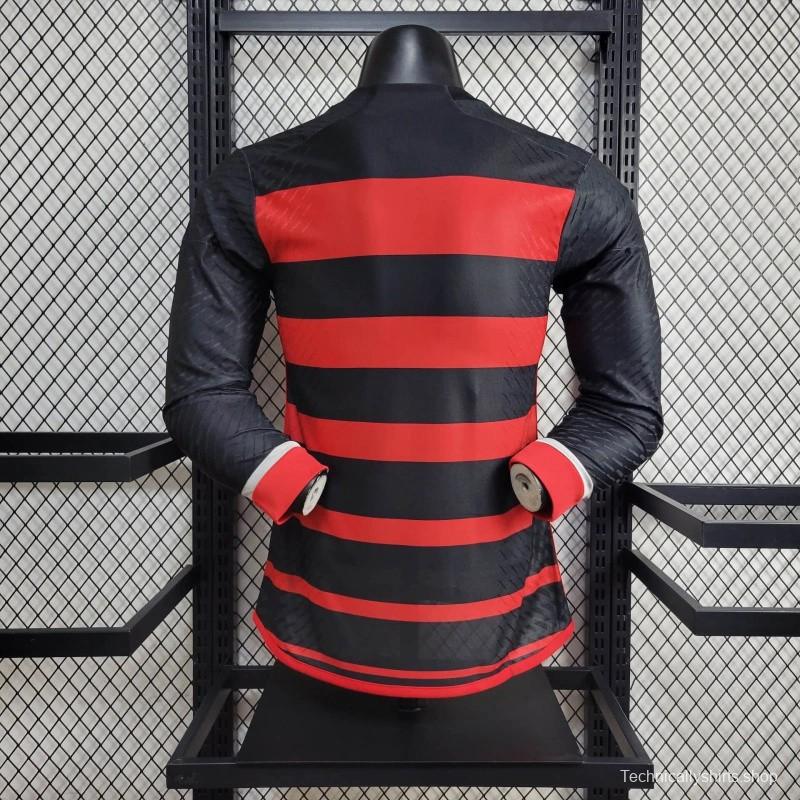 24/25 Player Flamengo Home Long Sleeve Jersey