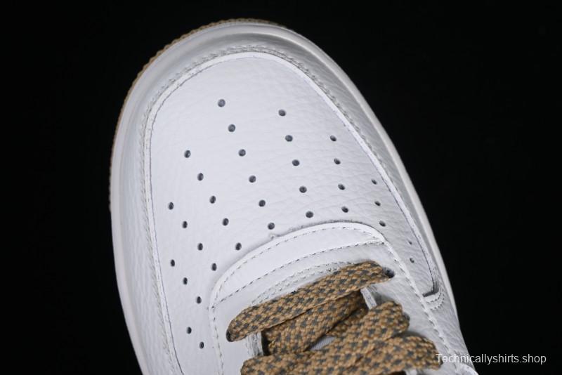 Nike Nocta x Nike Air Force 1 '07 Low "Certified Lover Boy" Khaki Classic Low-Top Casual Sneakers - LO1718-051