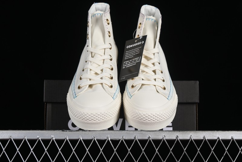 Converse All Star Lift Stitch Daisy Vulcanized Canvas Sneakers - A08731C
