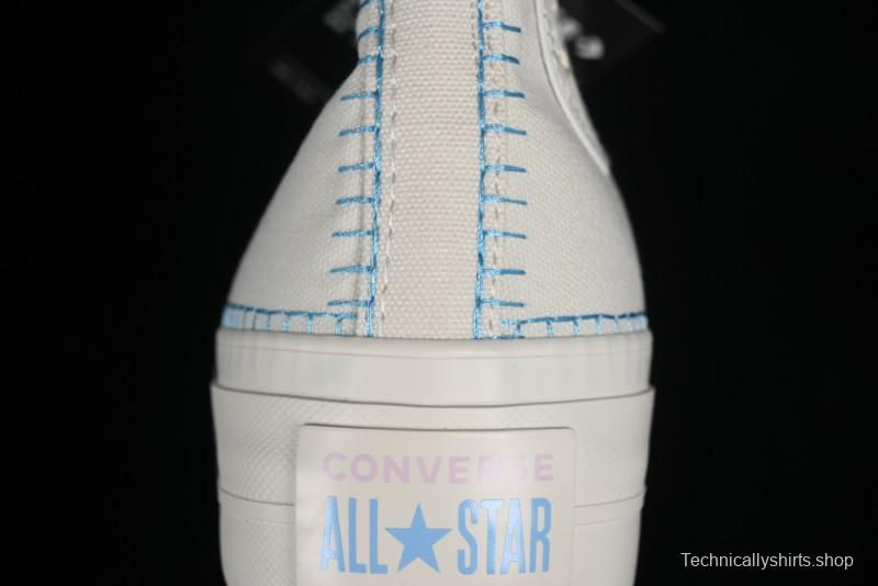 Converse All Star Lift Stitch Daisy Vulcanized Canvas Sneakers - A08731C