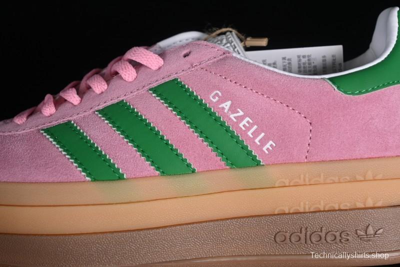 Adidas Originals Gazelle Bold Low-Top Sneakers with Thick Sole for Casual Wear - IE0420