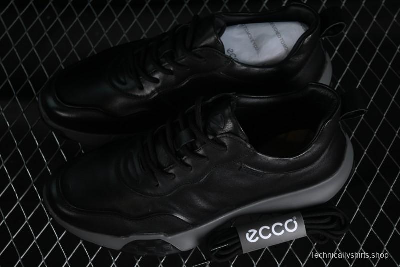 Ecco Pure Color Block Slip-Resistant耐磨耐磨运动鞋 41522801001