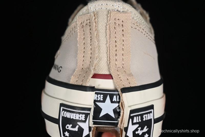 Feng Chen Wang Converse Chuck 70 Low 2-in-1 Deconstructed Canvas Sneakers - A07718C